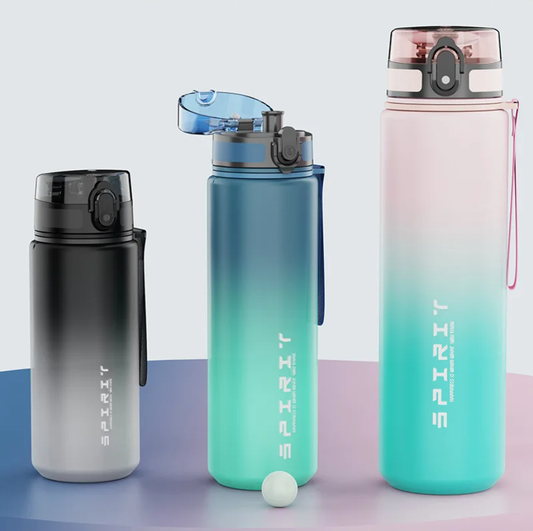 KOHLANTA - Colorful sports bottle, large capacity, for traveling, to the gym or just for a walk 